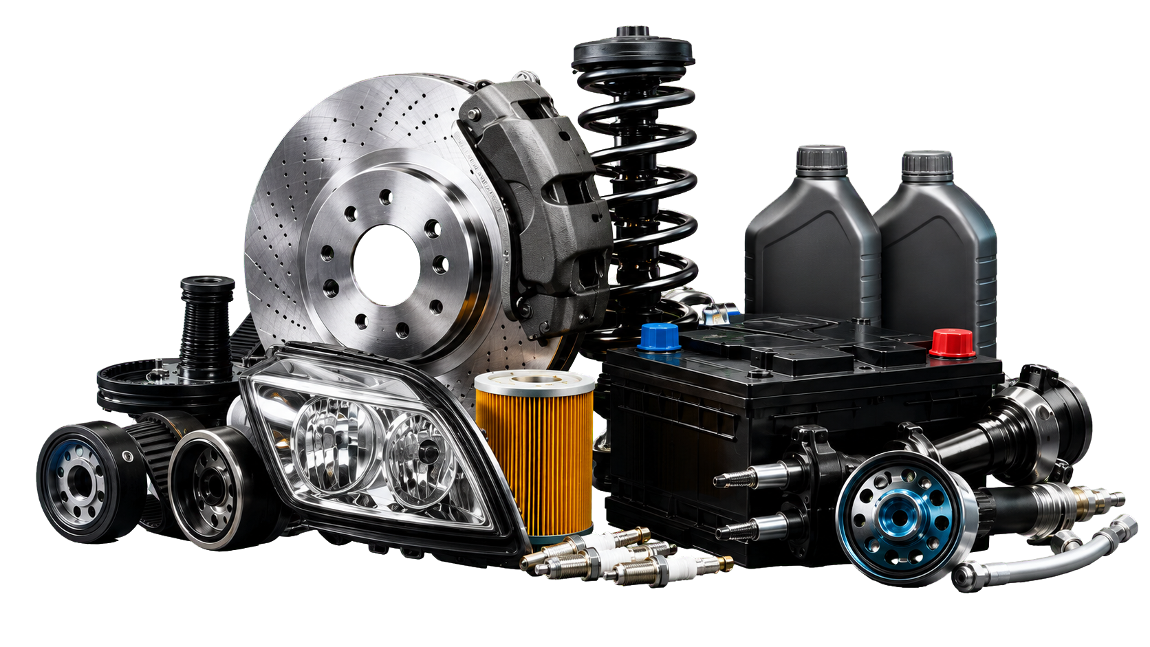 Conjunto de peças automotivas